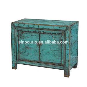 antique Chinese shrine cabinet Shanxi oriental vintage furniture china reclaimed wood sideboard