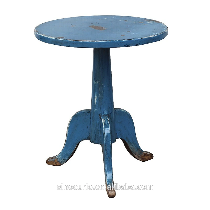 French style new design home furniture classic solid wood dinner table rotating dining table