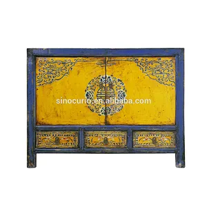 wholesale vintage furniture made in china-painted cabinet Beijing