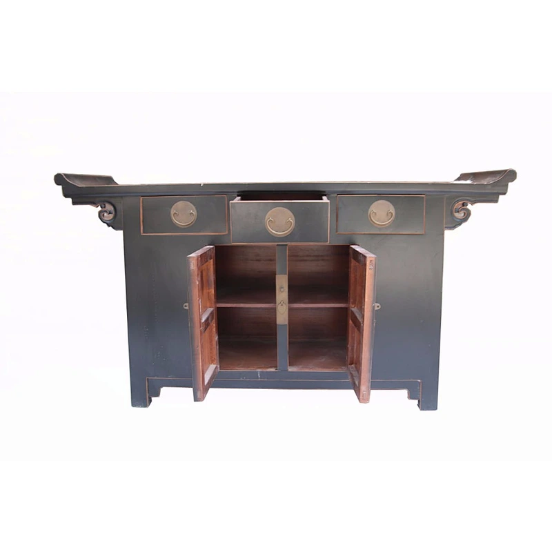 Chinese vintige black buffet cabinet furniture for sale