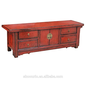 2018 beijing chinese antique reproduction high glossy furniture & tv cabinet