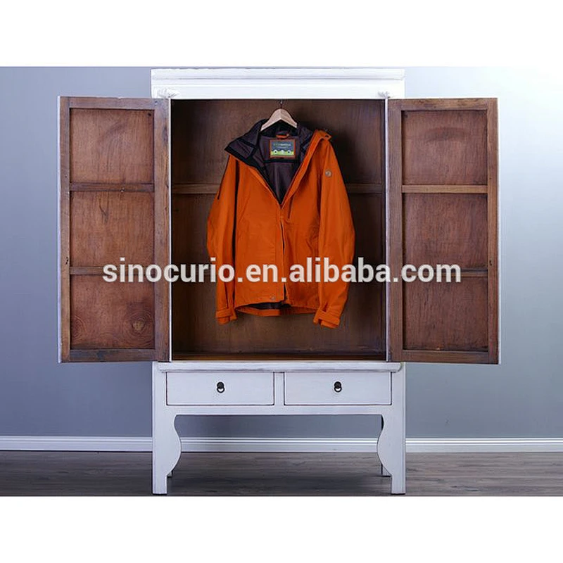 antique reproduction Chinese solid wood wedding cabinet