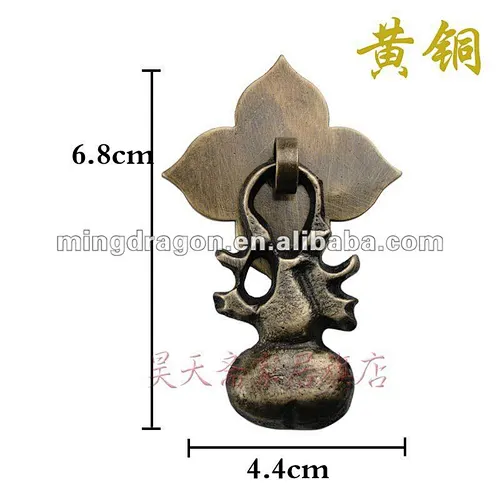 Furniture brass hardware Chinese antique furniture drawer handle pull cabinet pull door knocker