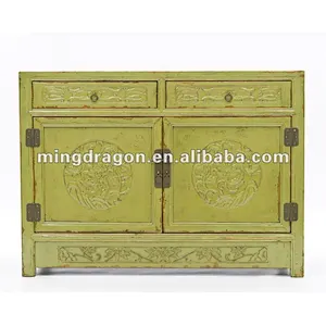 Chinese antique carving sideboard cabinet