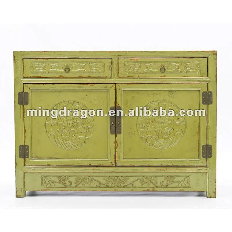 Chinese antique carving sideboard cabinet