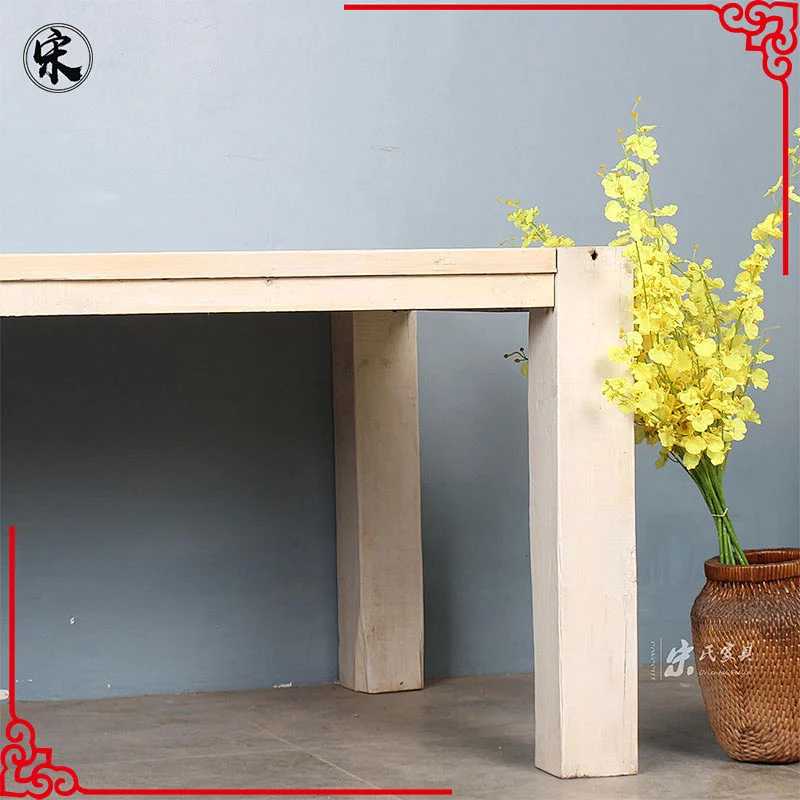 Chinese reclaimed wood dining room furniture table Beijing