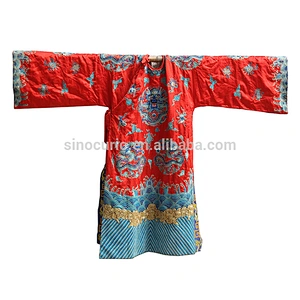 Chinese style home decor antique silk costume kimono robe