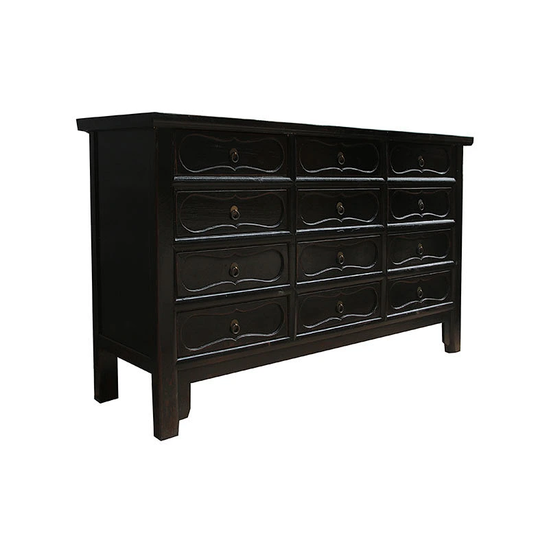 Chinese vintage furniture drawers wood chest sideboard buffet furniture
