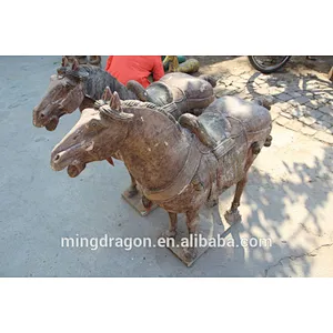 curio fine art ceramic pottery horse
