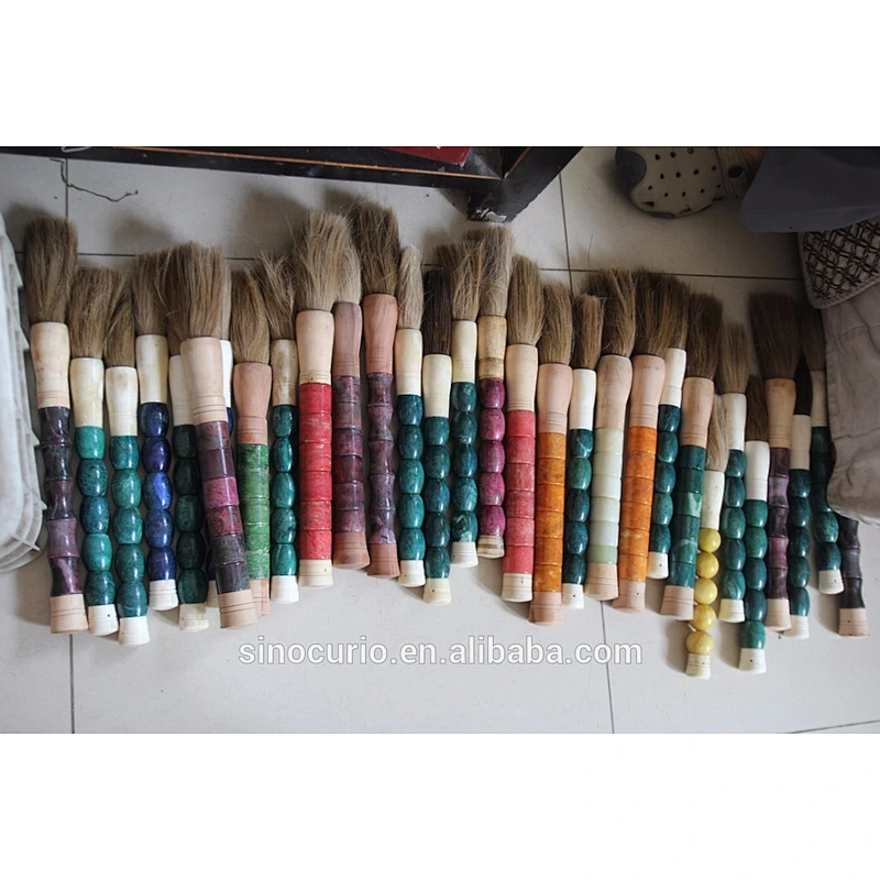 Antique jade stone decoration brush pen