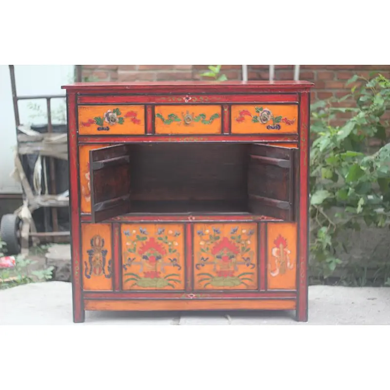 China Antique Hand Painted Tibetan Furniture