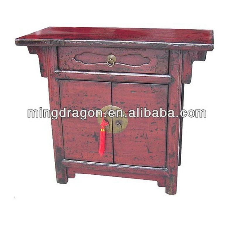 antique oriental style -chinese antique furniture / wood carved cabinet