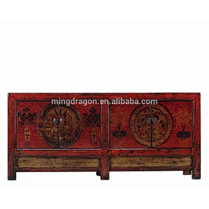 antique wooden furniture, tv cabinet,hand painting cabinet