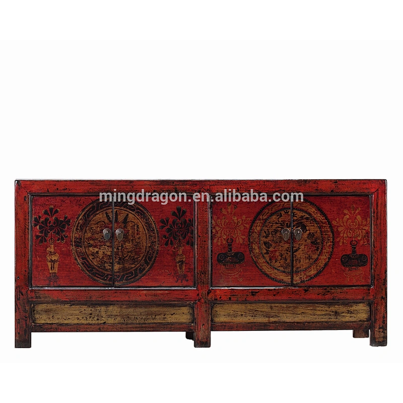 antique wooden furniture, tv cabinet,hand painting cabinet