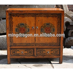 Painting antique kitchen cabinet with drawer