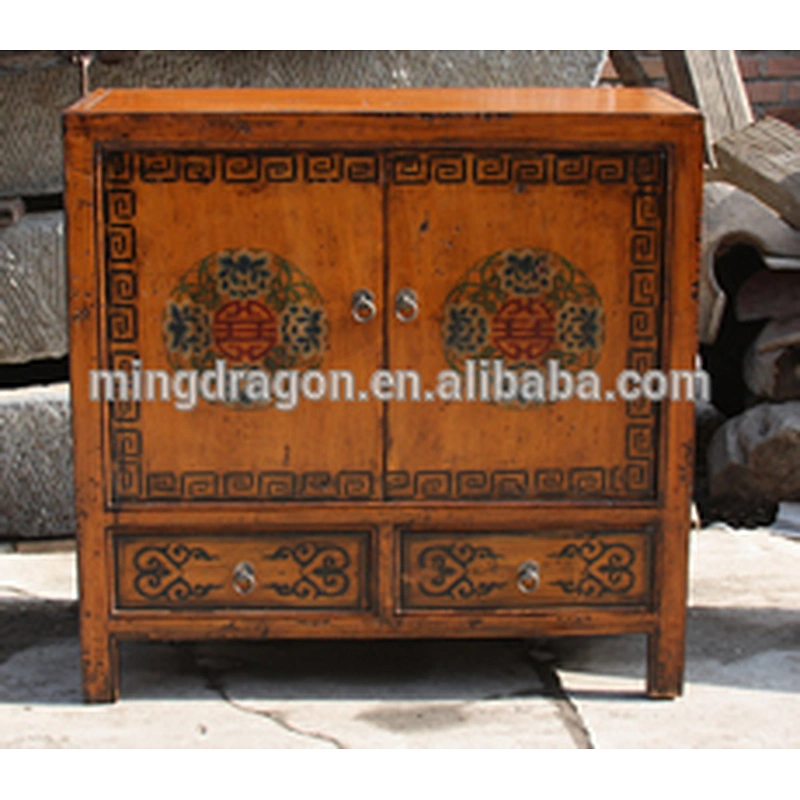 Painting antique kitchen cabinet with drawer