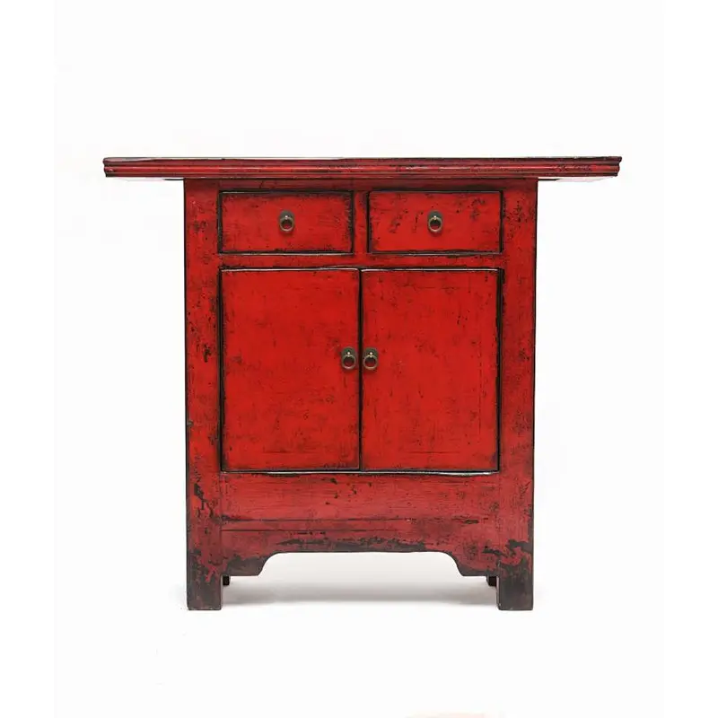 Chinese Antique Asian Furniture Shanxi Painted Cabinet