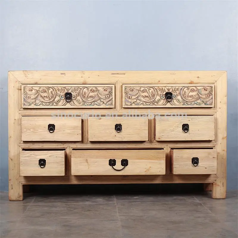 wholesale furniture china Chinese antique furniture cabinet living room with reclaimed wood