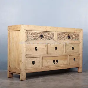 wholesale furniture china Chinese antique furniture cabinet living room with reclaimed wood