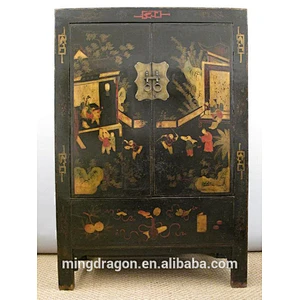 Antique Chinese furniture living room cabinet & wedding wardrobe