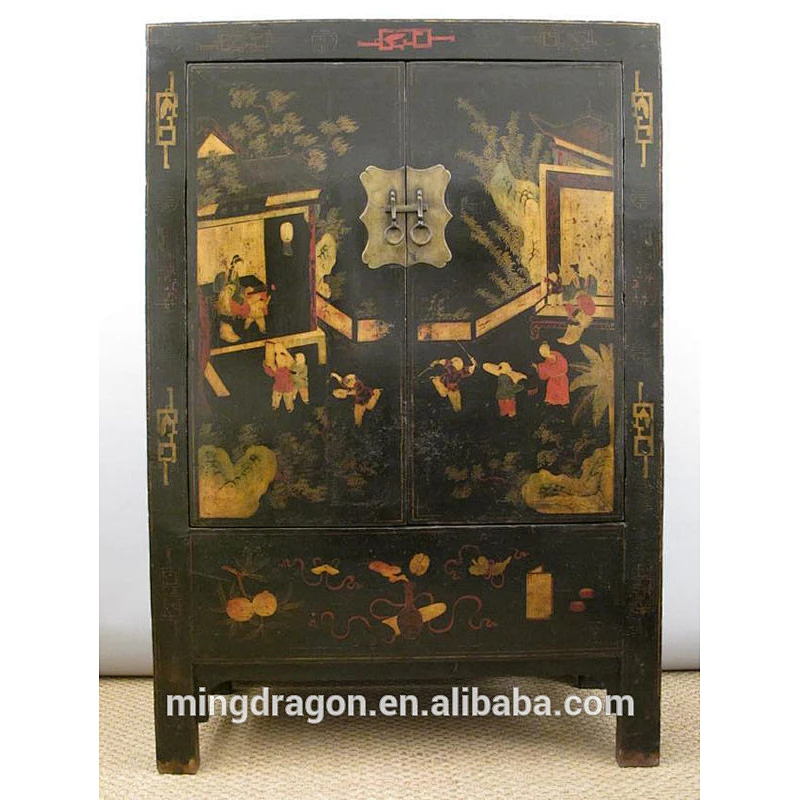 Antique Chinese furniture living room cabinet & wedding wardrobe