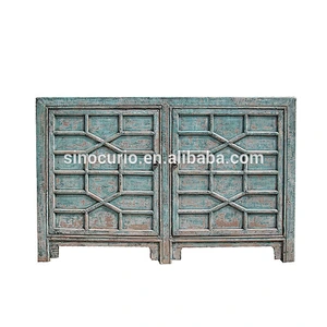 cheap vintage handmade distressed rustic buffet sideboard table furniture