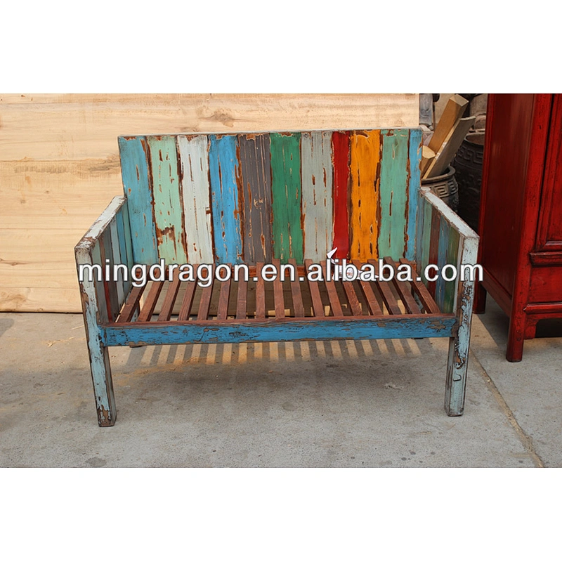Chinese antique furniture, reproduction antique colorful chair