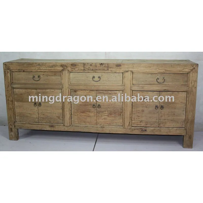 Chinese Antique Beatiful Reclaimed Wood Long Cabinet