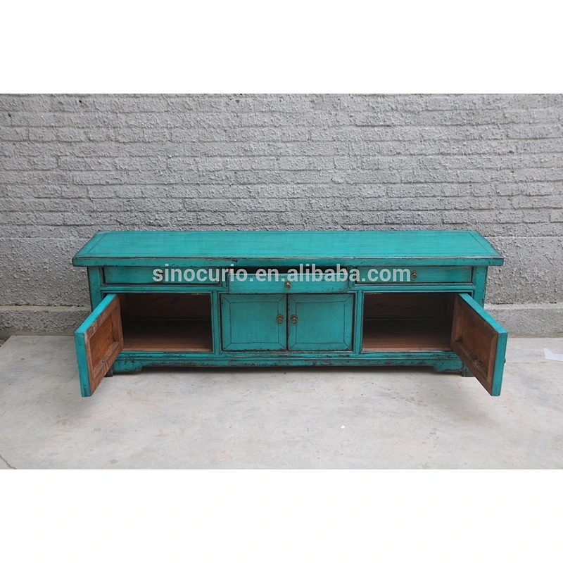 Antique wholesale furniture china classied painted tv stand & cabinet