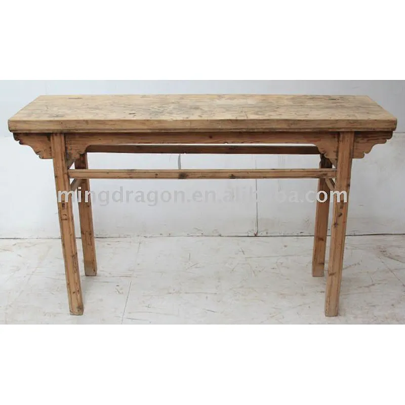 Chinese Antique Rustic Natural Wood Table