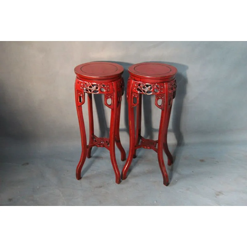 Living room solid wood flower stand Chinese Antique Furniture