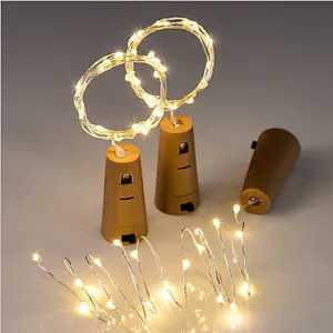 Solar Bottle Cork-Saped String Starry Light 10 LEDs Night Light Fairy Christmas Shining Decoration Party Lights