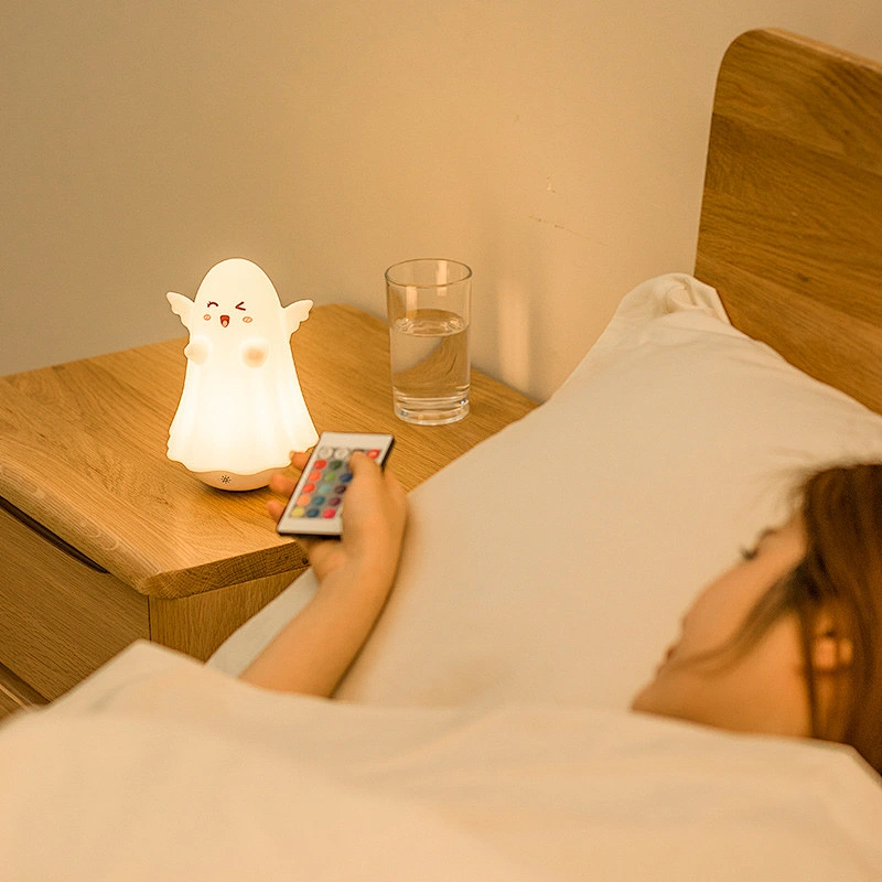 7 Color Night Light LED Patted Silicone Lovely Animal Small Night Light