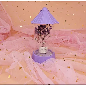 Portable artificial flower night light
