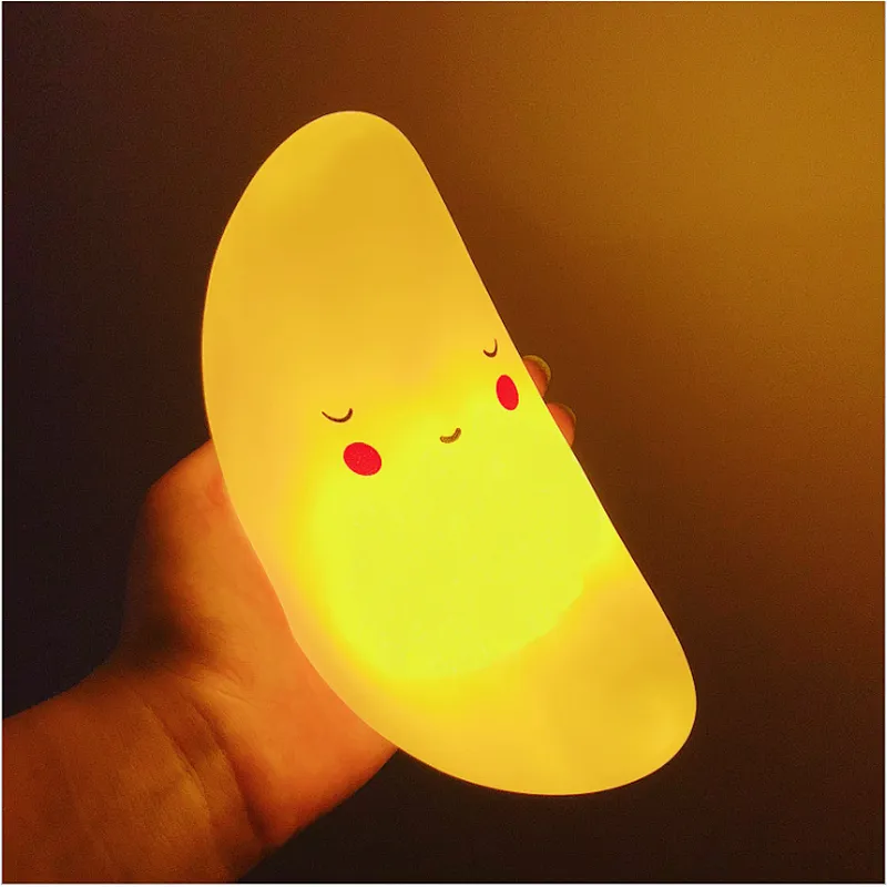 Lovely Colorful Vinyl Cloud Star Ice Cream Animal LED Night Light