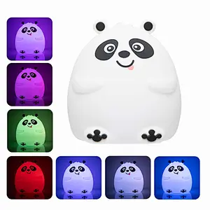 7 Color Night Light LED Patted Silicone Lovely Animal Small Night Light