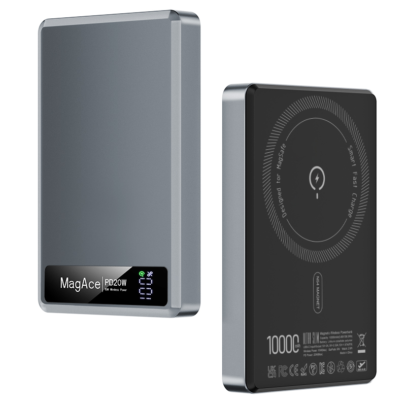3-in-1 Ultra Slim Magnetic Wireless Power bank 10000mAh