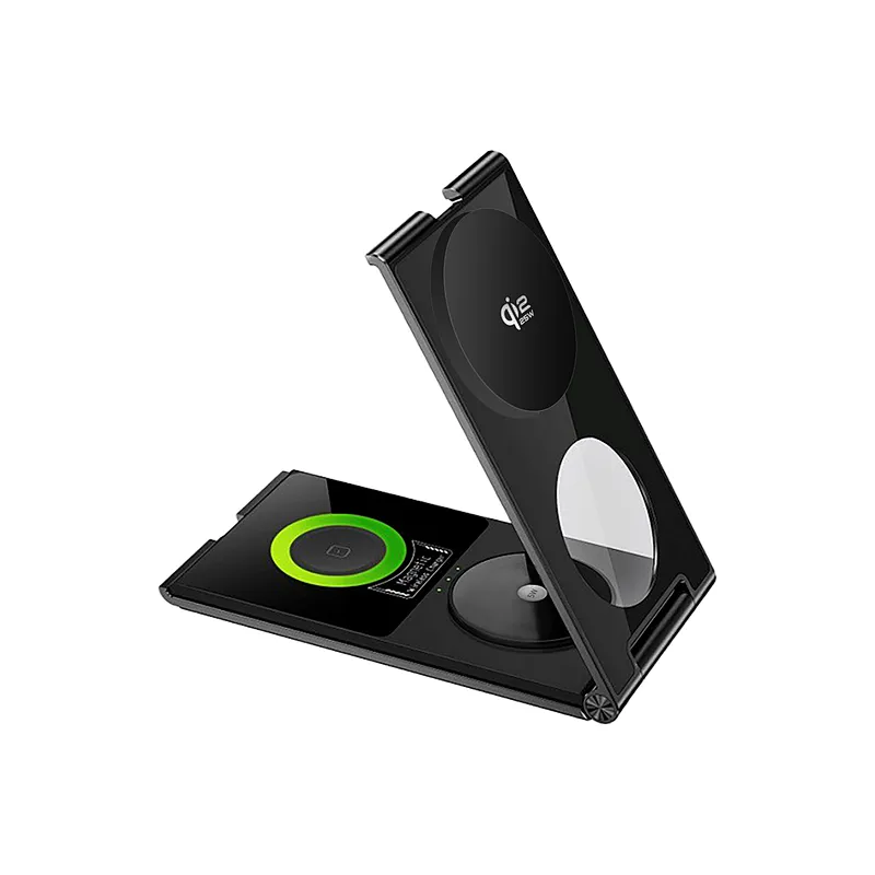 3-in-1 Foldable Magnetic Wireless charger for iPhone17~12‚Apple Watch‚ and Airpods