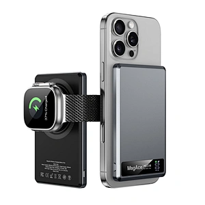 3-in-1 Ultra Slim Magnetic Wireless Power bank 5000mAh