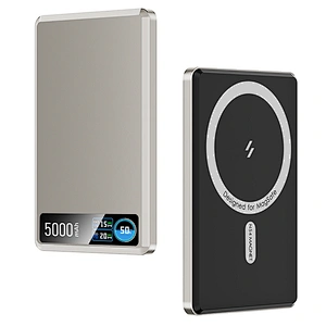 TFT 디스플레이 울트라 슬림 인텔리전트 자기 무선 배터리 팩 5000mAh