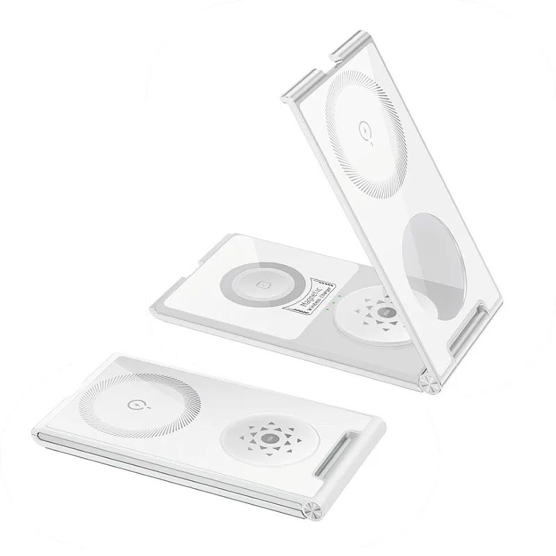 iPhone17~12, Apple Watch, Airpods 용 33W 4-in-1 접이식 마그네틱 무선 충전기