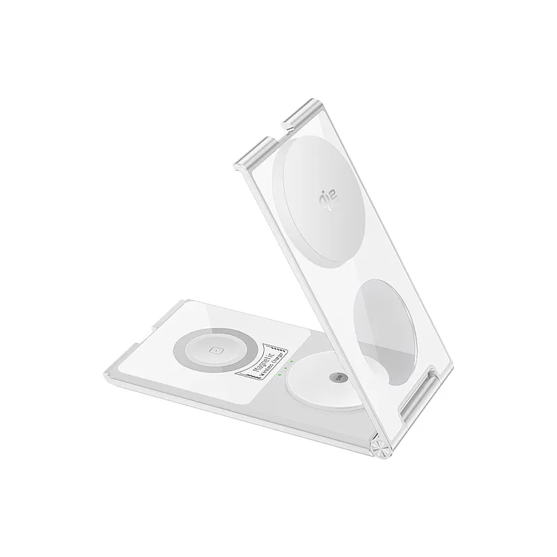 3-in-1 Foldable Magnetic Wireless charger for iPhone17~12‚Apple Watch‚ and Airpods
