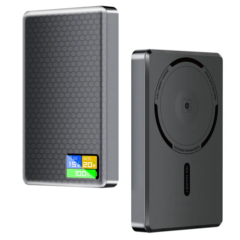 Ultra Slim Intelligent Magnetic Wireless Power bank 10000mAh
