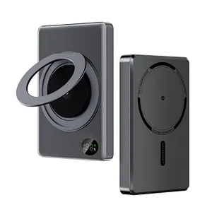 Multifunctional Intelligent Magnetic Wireless Power bank  with Finger Ring‚ 10000mAh+PD20W+MagSafe 15W+iWatch 5W