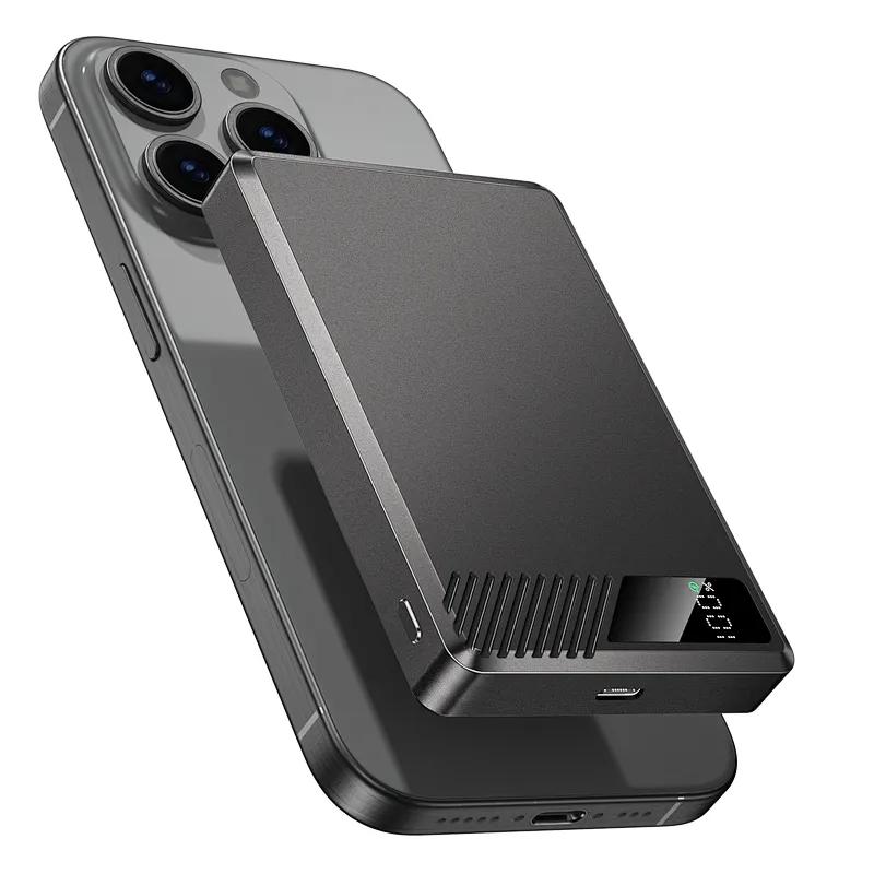 Ultra Slim Intelligent Magnetic Wireless Power bank 10000mAh
