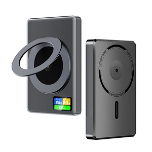 Multifunctional Intelligent Magnetic Wireless Power bank  with Finger Ring‚ 10000mAh+PD20W+MagSafe 15W+iWatch 5W