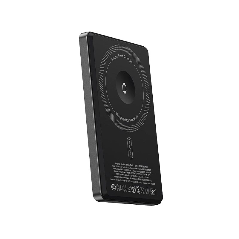3-in-1 Intelligent TFT Display  Ultra Slim Magnetic Wireless Power bank  5000mAh