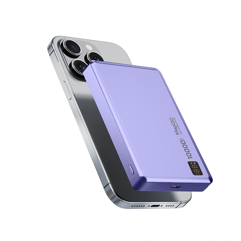 Ultra Slim Intelligent Magnetic Wireless Power bank 10000mAh