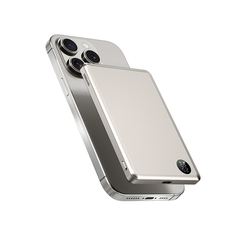 Ultra Slim Magnetic Wireless Power bank 5000mAh
