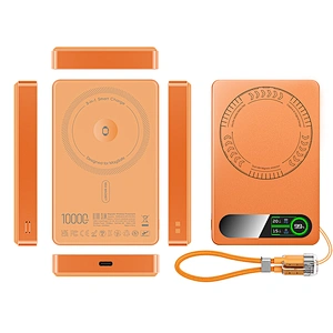 3-in-1 Intelligent TFT Display Ultra Slim Magnetic Wireless  10000mAh